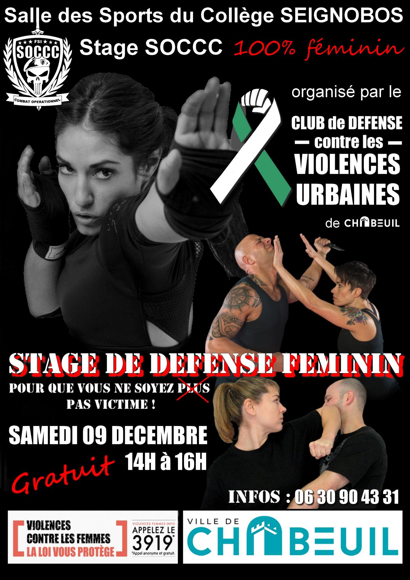 Affiche stage soccc feminin 2023